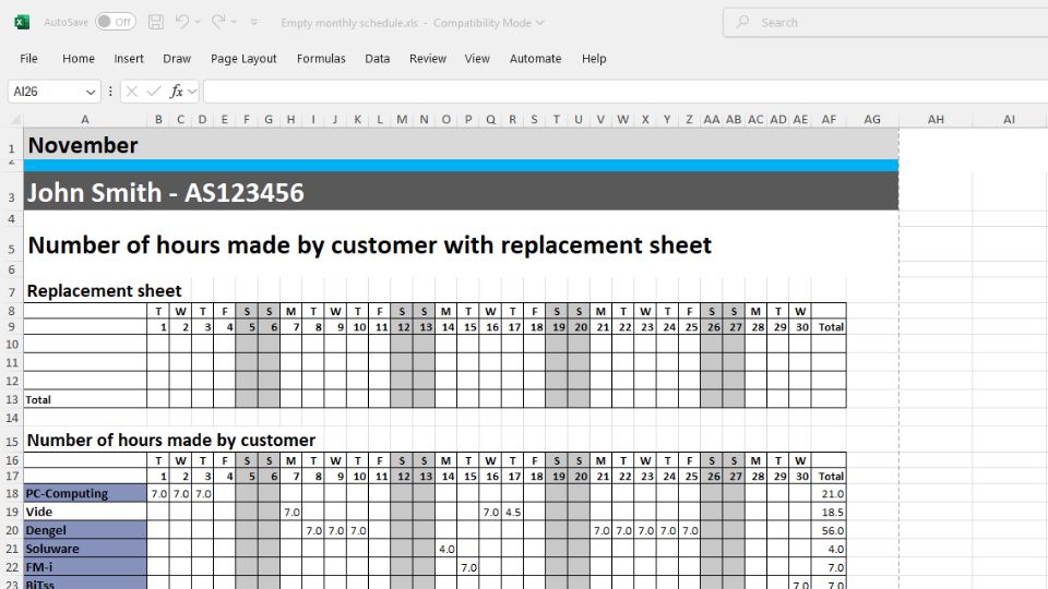 Excel Planning Templates Gratis Te Downloaden Excel Planning Templates Gratis Te Downloaden