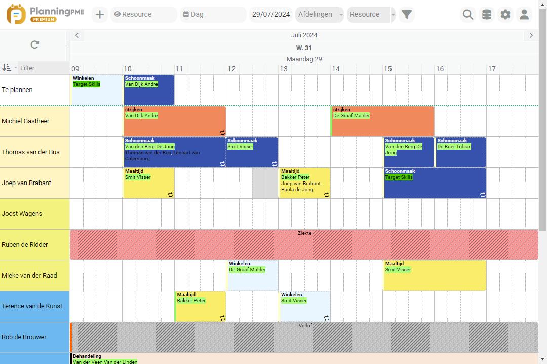 Planning gezondheidszorg